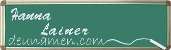 Hanna Lainer Visitenkarte